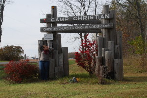 Camp Christian sign